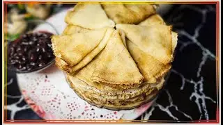 Тонкие блины на минералке БЕЗ яиц