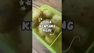 Ide bekal camilan anak, bola bola kentang keju