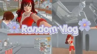 Random Vlog In Loteng Home Girl🍒|| VLOG SAKURA SCHOOL SIMULATOR🌸