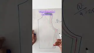 ¿Cómo Calcular el Porcentaje de Elasticidad de una Tela y Aplicarlo a tu Patrón Base? 🧵✂️ #shorts