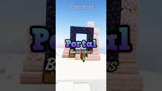 Minecraft Portal Build Ideas #minecraft #minecrafbuilds #minecraftbuilding