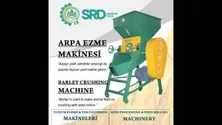 YEM (ARPA-MISIR) EZME MAKİNESİ - BARLEY FEED ROLLING/CRUSHING MACHINE