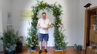 How To Make A FOAM FREE Floral Arch Design