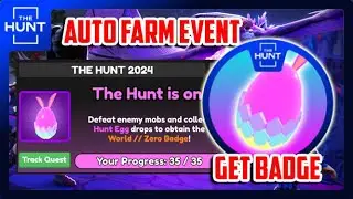 [THE HUNT] World Zero Script Hack • Auto Farm Event [Roblox 2024]