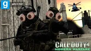 ВАР НЭВЭР ЧАНДЖЭ! ГАРРИС МОД Modern Warfare CoD 4 (gmod)