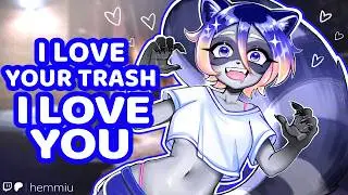 ASMR | Cute Raccoon Girl Digs Through Your Dumpster... 🎧 [Furry] [Shy]