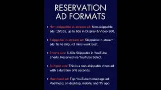 Google makes it easier to buy YouTube reservation ads
