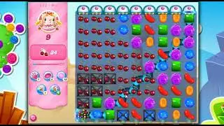 Candy Crush Saga Level 412 - 3 Stars,  13 Moves Completed