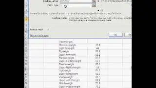 Look Up the Next  Bigger Value in Excel with Match and Index Functions