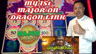 🤩MY 1ST MAJOR ON DRAGON LINK🤩‼️GENGHIS KHAN‼️ #TommysSlots #slots #bonus #dragonlink
