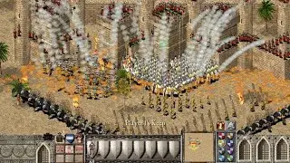 Fire thrower  Vs whole Army  | Stronghold Crusader