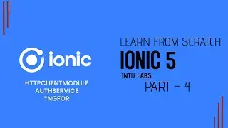 Ionic 5   Generate Services, HttpClientModule & AuthService to display Users