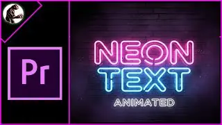How To Do Animated NEON TEXT In Premiere Pro