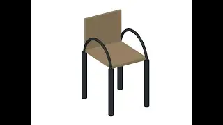 Autocad 3D Chair Small Video.