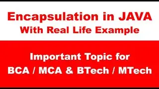 Java Encapsulation 