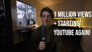 My Channel Hits 1 Million Views! + Starting Youtube Again