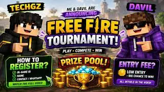 🔥 “FREE FIRE TOURNAMENT IS HERE 😱 Register NOW + Prize Pool & Entry Fee REVEALED!”