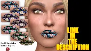 BOM lipsticks 13 - Second Life - Catwa