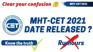 MHT-CET 2021 Date released ? Know the truth l registration date 2021?