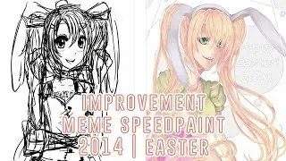[SAI Speedpaint] 2014 | Easter [Improvement/Draw This Again Meme]