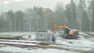 В снег все идёт. Майская метель.