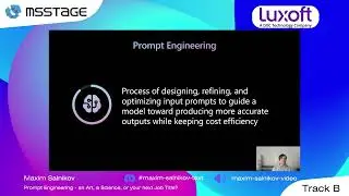Maxim Salnikov | Prompt Engineering - an Art, a Science, or your next Job Title?