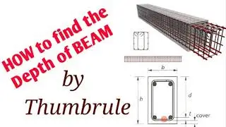 How to find the depth of BEAM by thumb rule ?