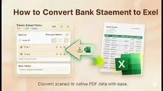 How to Convert Bank Statement Tables to Excel | Datact Table Extractor