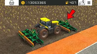 Double Cultivator Attached With Fastrac Tractor In Fs18 | Fs18 Multiplayer | Timelapse |