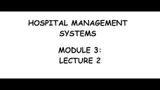 HOSPITAL MANAGEMENT SYSTEM || LECTURE 2