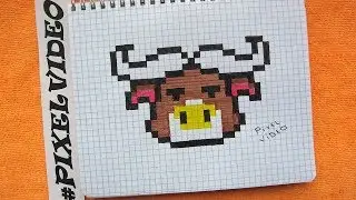 Pixel art Buffalo 