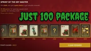 shadow fight 3 : SPRINT PRINTF  Of The KEY MASTER Just 100 package