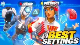 New *BEST* Controller & KBM Fortnite Settings + Sens! | Peterbot & PXMP Settings 🎮⌨️
