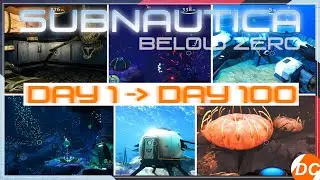 🤿I SURVIVED 100 DAYS in SUBNAUTICA - BELOW ZERO [▶️DAY 1 - 100 Adventure - Underwater video game] 4K