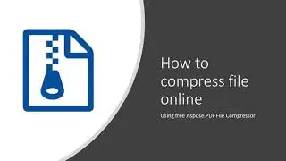 How to Compress Files Online