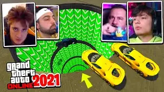 TRACKING CARS VS CARS ON STEEP RAMP! GTA5 ONLINE! FURKAN YAMAN! VOICE ! UMIDITY! EMJAN