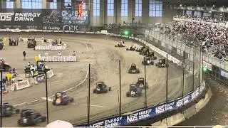 Sheldon Creed crash 2025 Tulsa Shootout