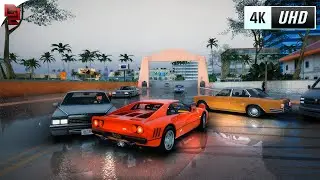 GTA Vice City 2020 - Realism Beyond - Ray-Tracing - Photorealistic Graphics MOD - 4K - Cinematic