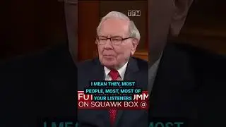 Warren Buffet: when stocks are down we’re gonna…