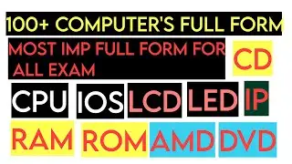 100+ computer full form|computer full form a to z|gk quuz