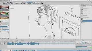 Krita 5.2.0 Nightly - jak przesunąć i dodać puste klatki kluczowe między klatkami - tutorial (2023)