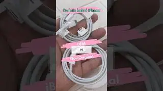 Bedain Kabel iPhone OEM vs iBox Original #shorts