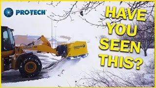 Fusion Edge - A New Sectional Snow Pusher/Snow Plow For Loader, Backhoe, and Skid Steer, Case 621F