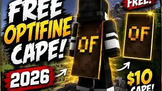 How to get FREE OptiFine Cape in 2026! 🎁 Get $10 Minecraft OptiFine Cape!
