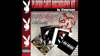 PLAYBOI CARTI FULL DISCOGRAPHY DRUM KIT + LEAKS, WLR V1, V2, 16*29 and more!