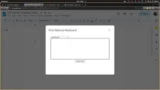 First Nations Keyboard Input Tool