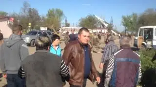 Азов против жителей Лиманского