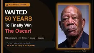 Who becomes truly famous after the age of 50? #MorganFreeman