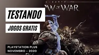 TESTANDO GAMES - MIDDLE-EARTH: SHADOW OF WAR - PSN PLUS (NOVEMBRO 2020)