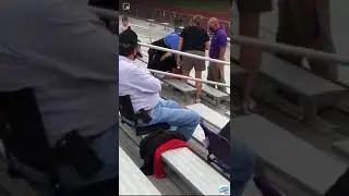 Woman TASED & ARRESTED for not wearing mask at FootballGame